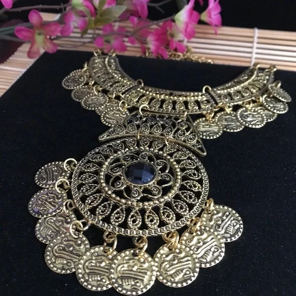 NEW Gold boho chain necklace - Picture 7 of 7